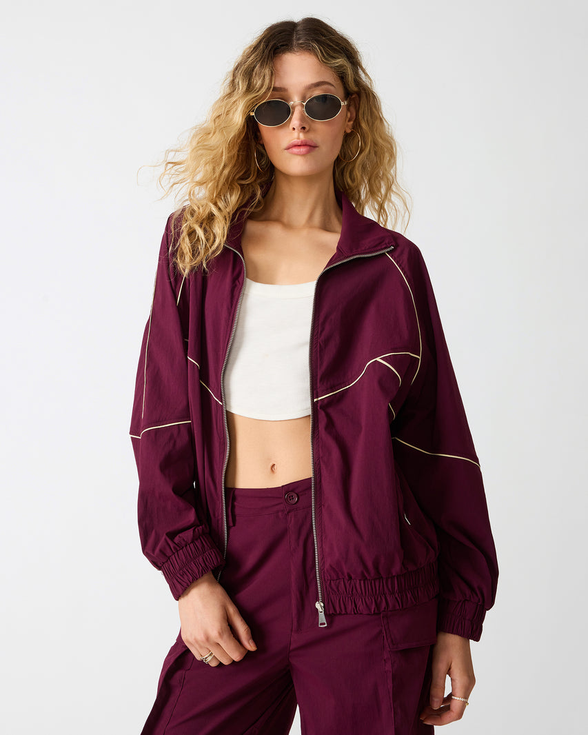 JACEY JACKET DEEP FIG - view 2