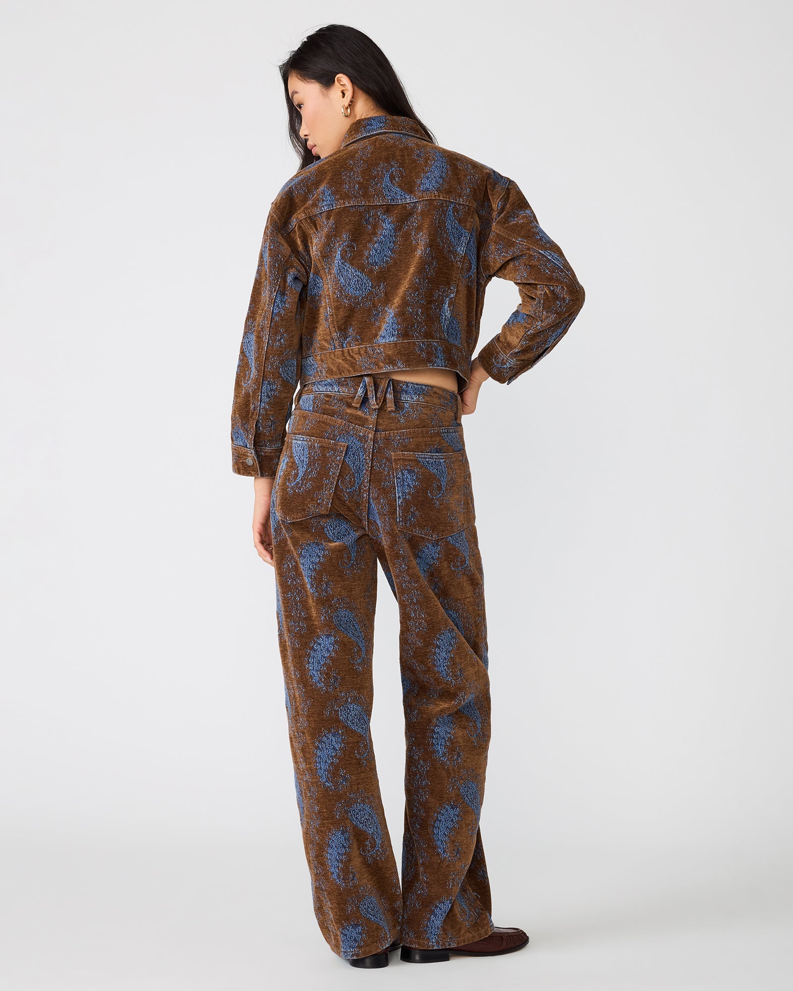 DOVE JACKET TEAL PAISLEY - view 4