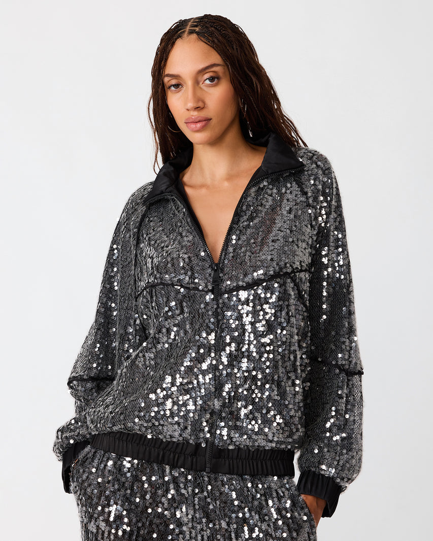 JACEY JACKET BLACK SEQUIN - view 2
