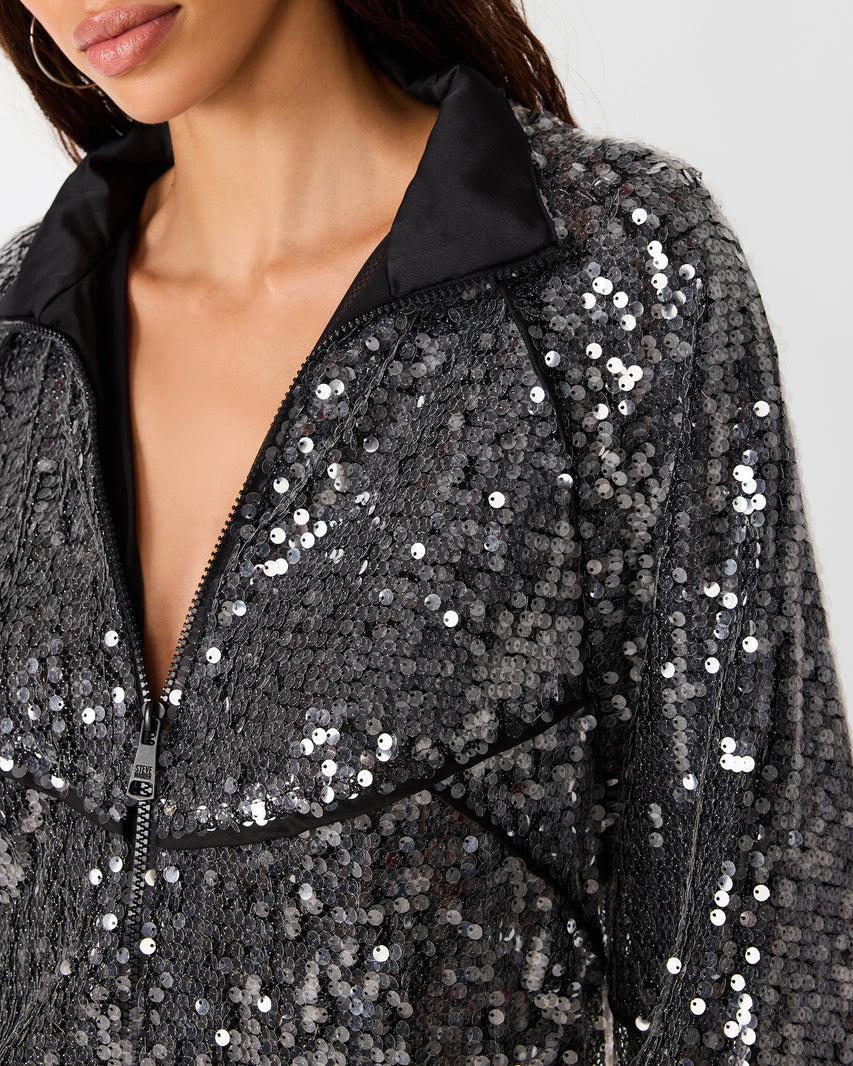 JACEY JACKET BLACK SEQUIN - view 5
