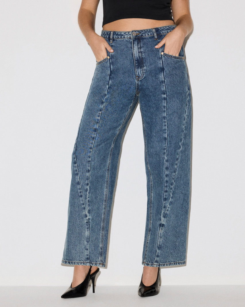 THE SEAMED SYDNEE JEAN IMPERIAL BLUE - view 5