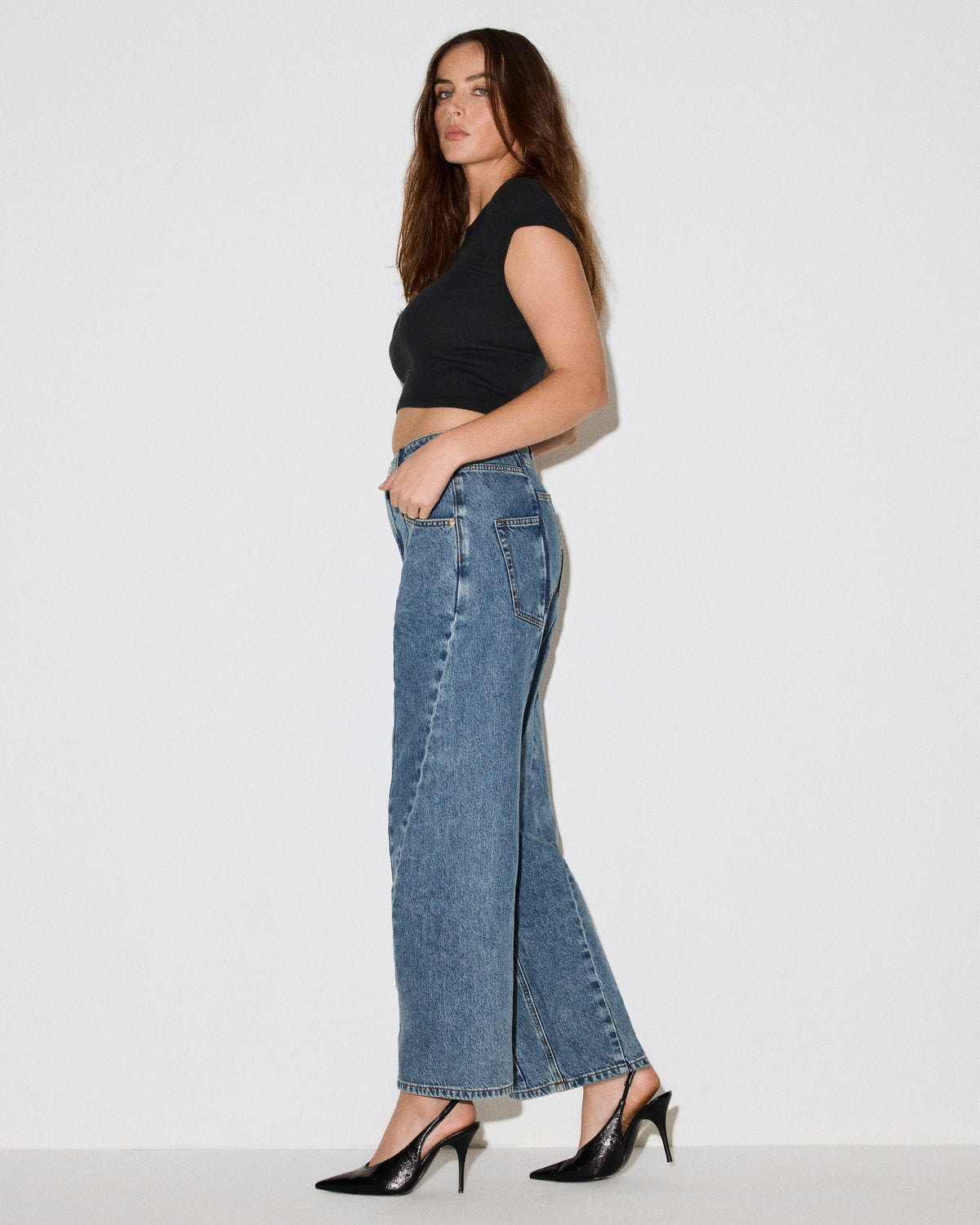 THE SEAMED SYDNEE JEAN IMPERIAL BLUE - view 3