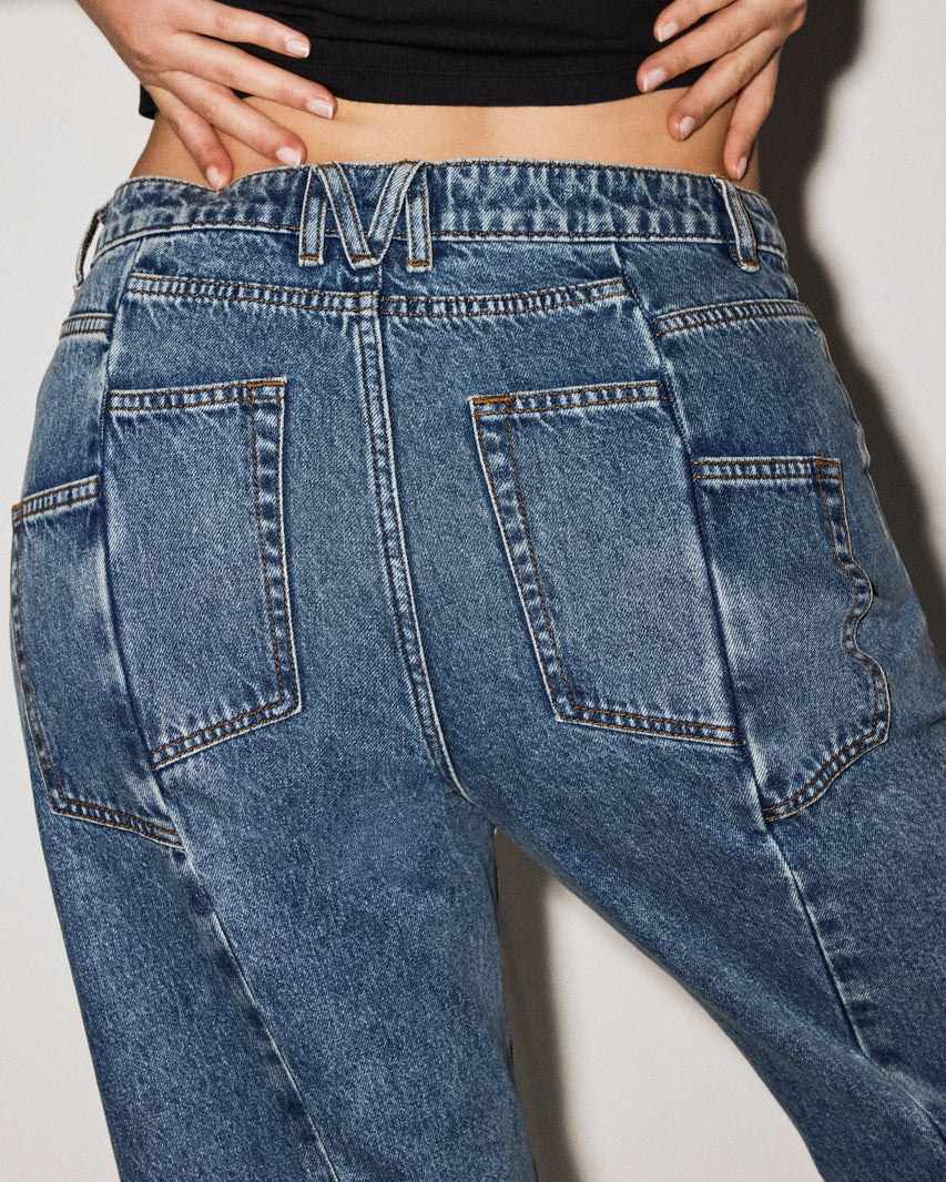 THE SEAMED SYDNEE JEAN IMPERIAL BLUE - view 6