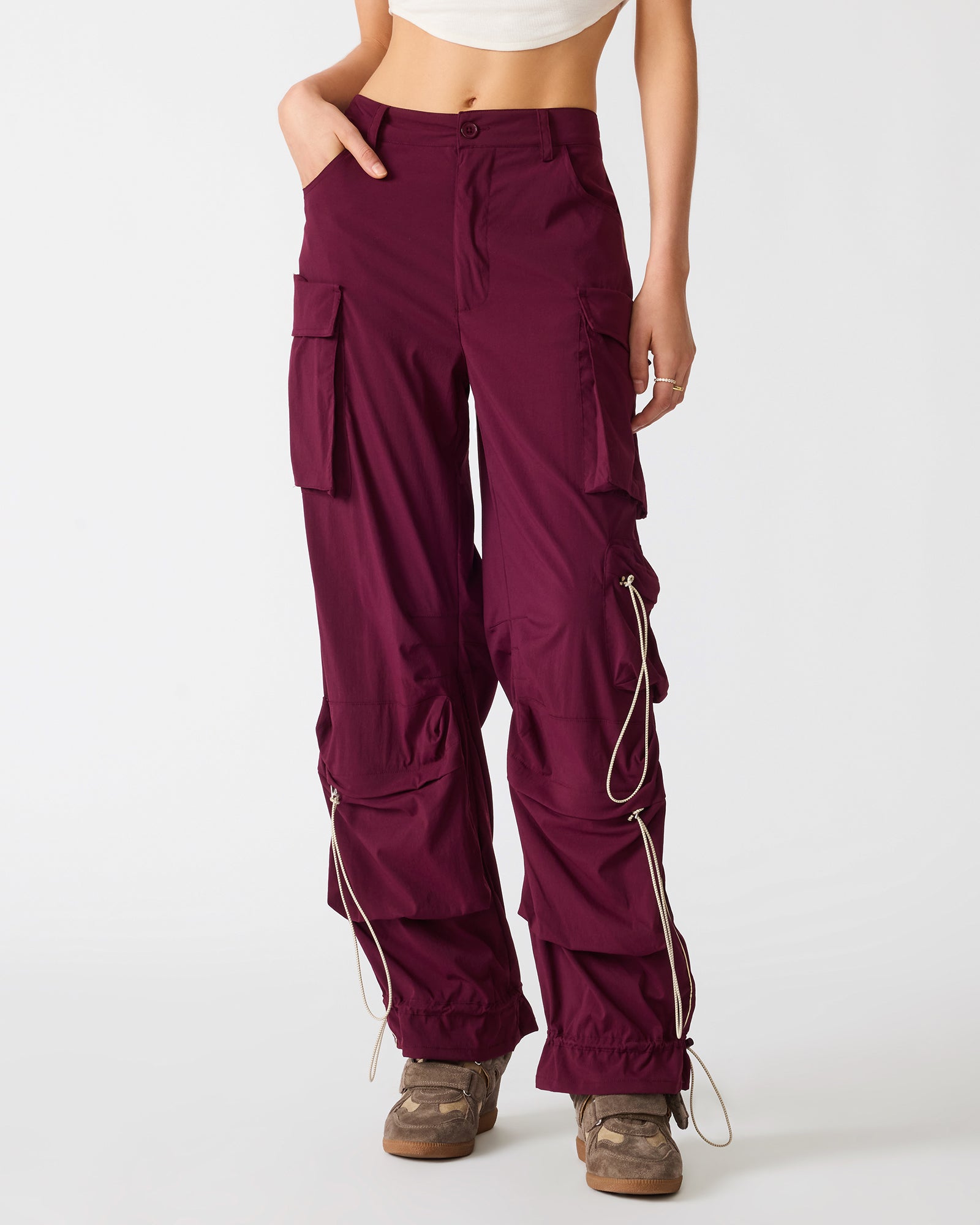 JACEY PANT DEEP FIG - view 2