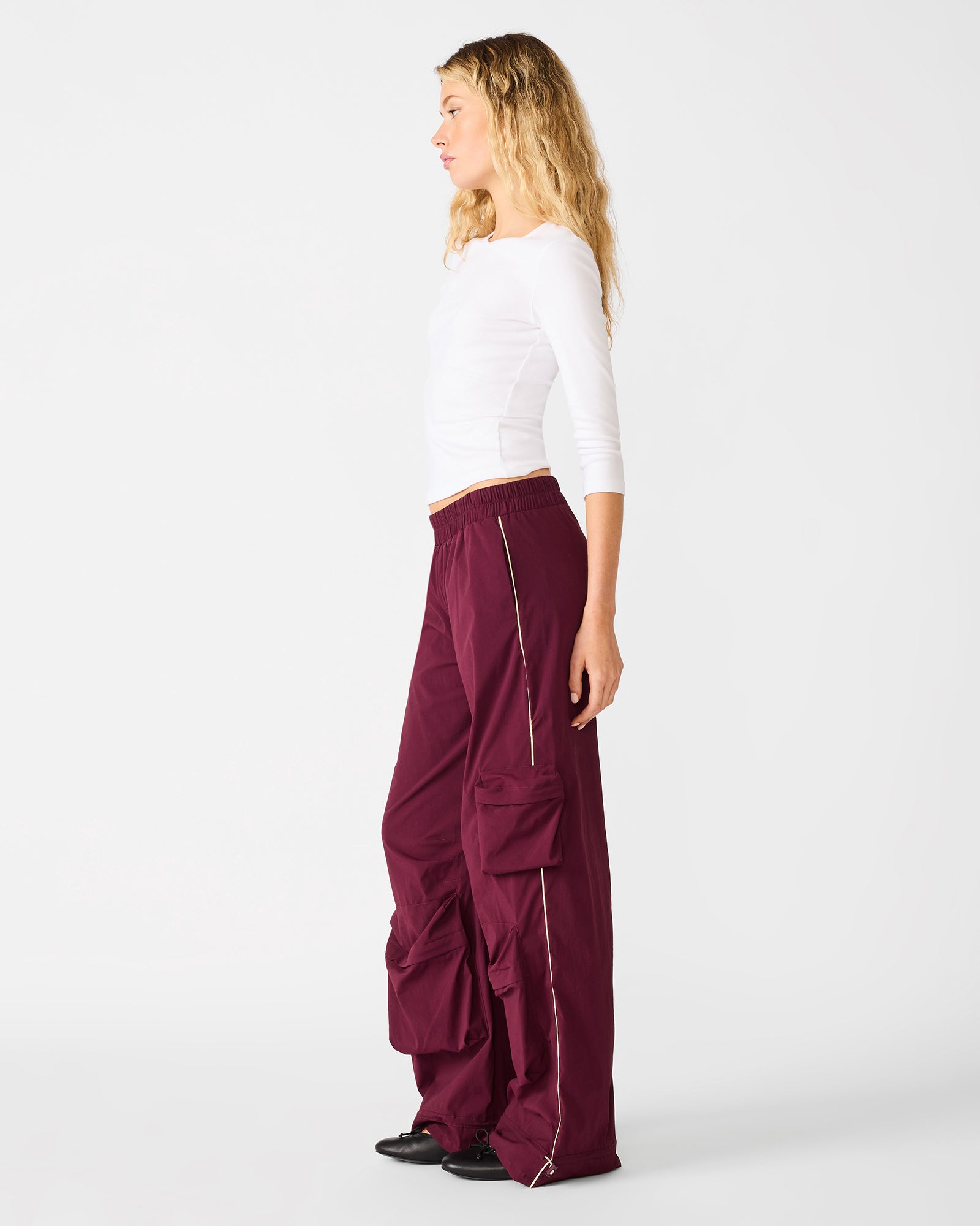 JACEY PANT DEEP FIG - view 3