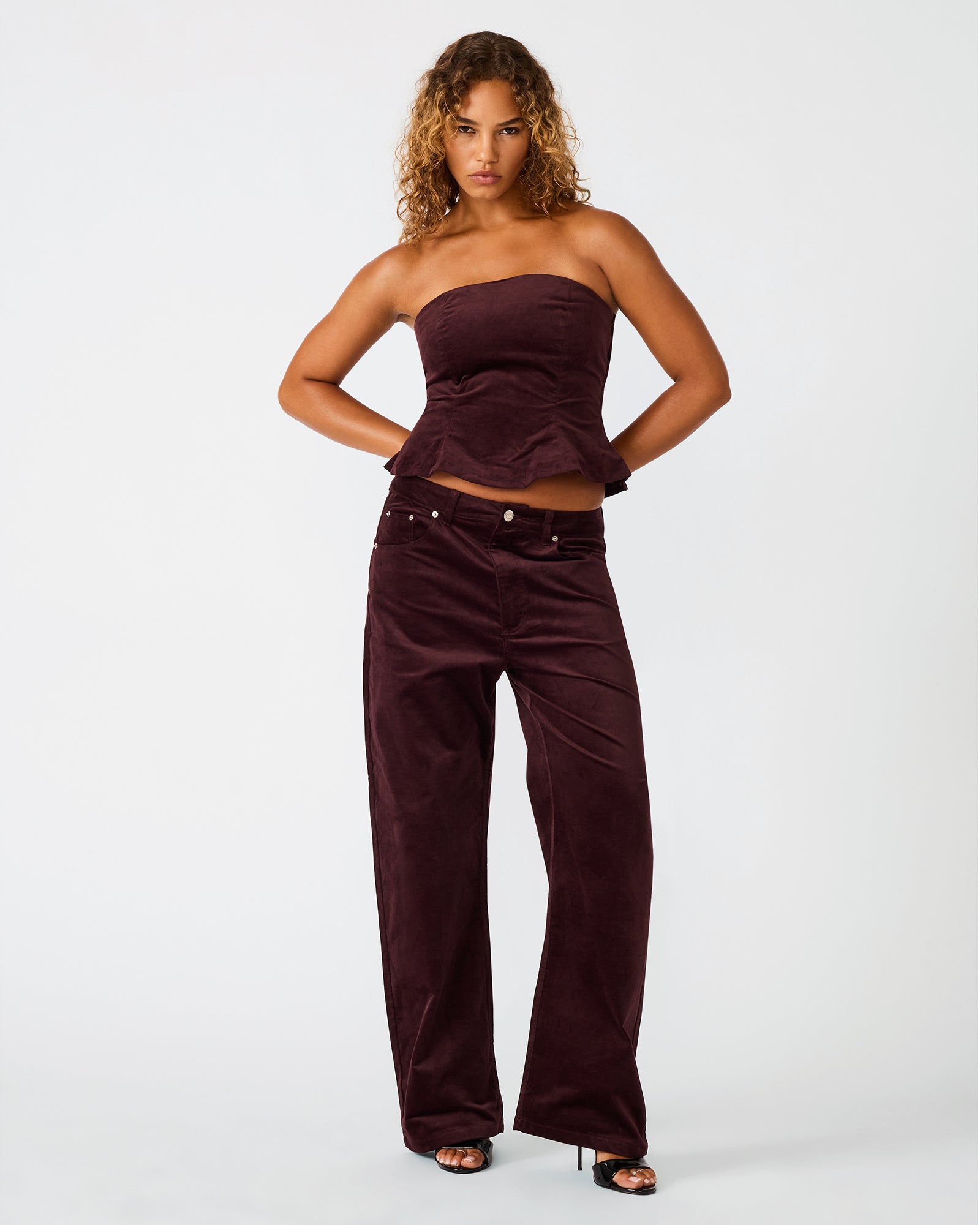 SYDNEE PANT DEEP FIG - view 5