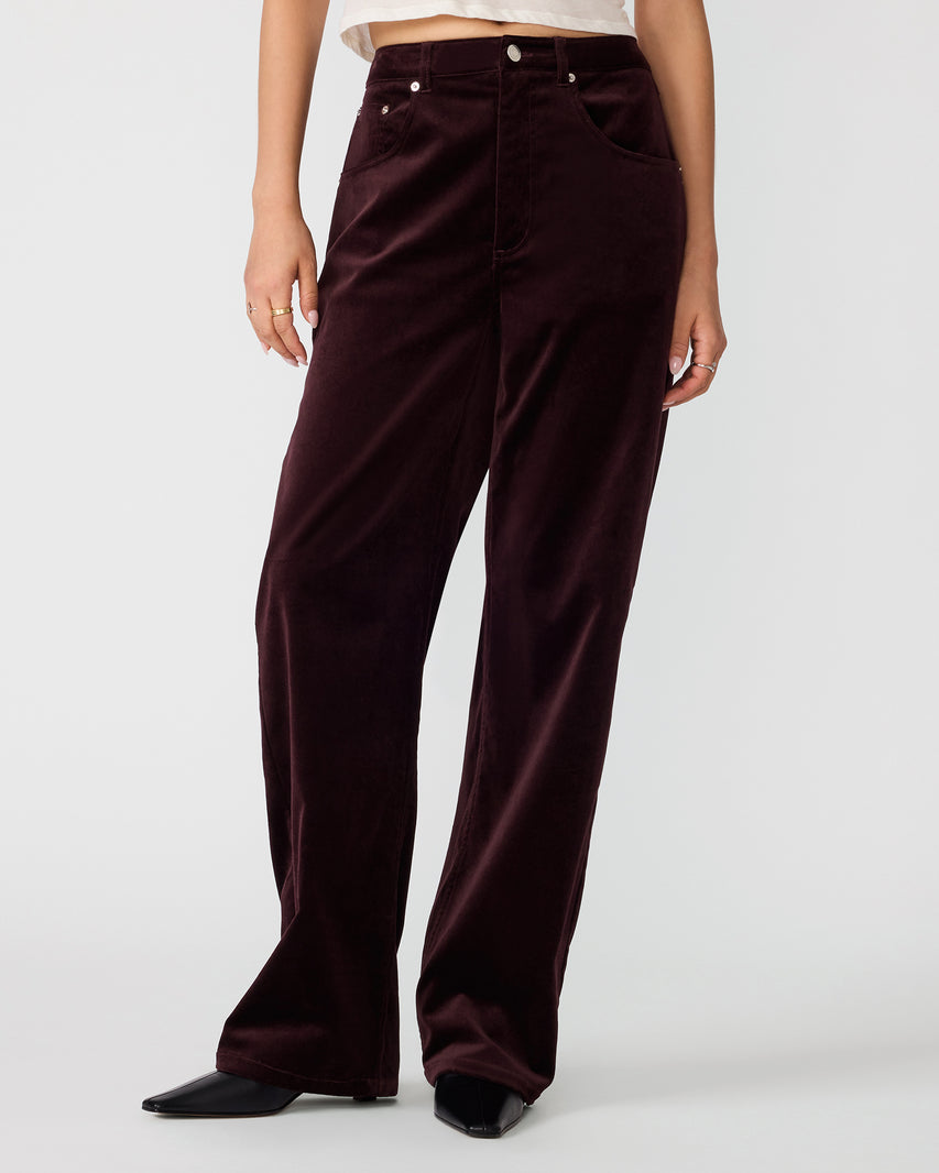 SYDNEE PANT DEEP FIG - view 2