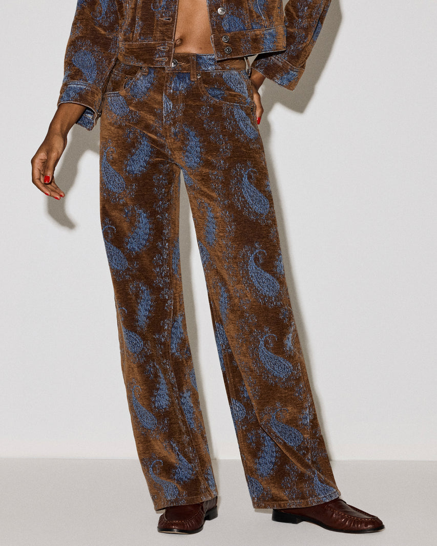 THE SYDNEE JEAN TEAL PAISLEY - view 4