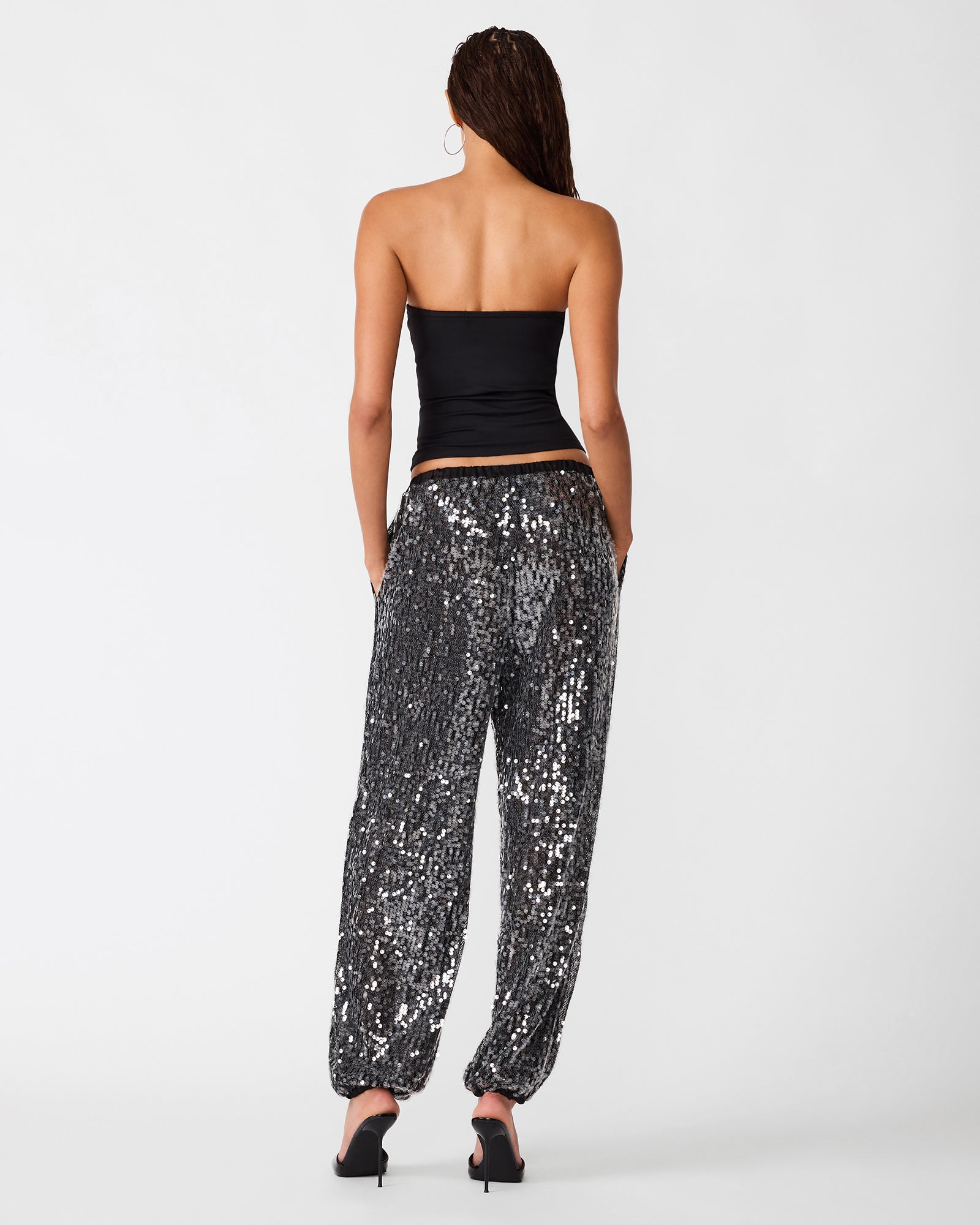 TIFFANEE PANT BLACK SEQUIN - view 3