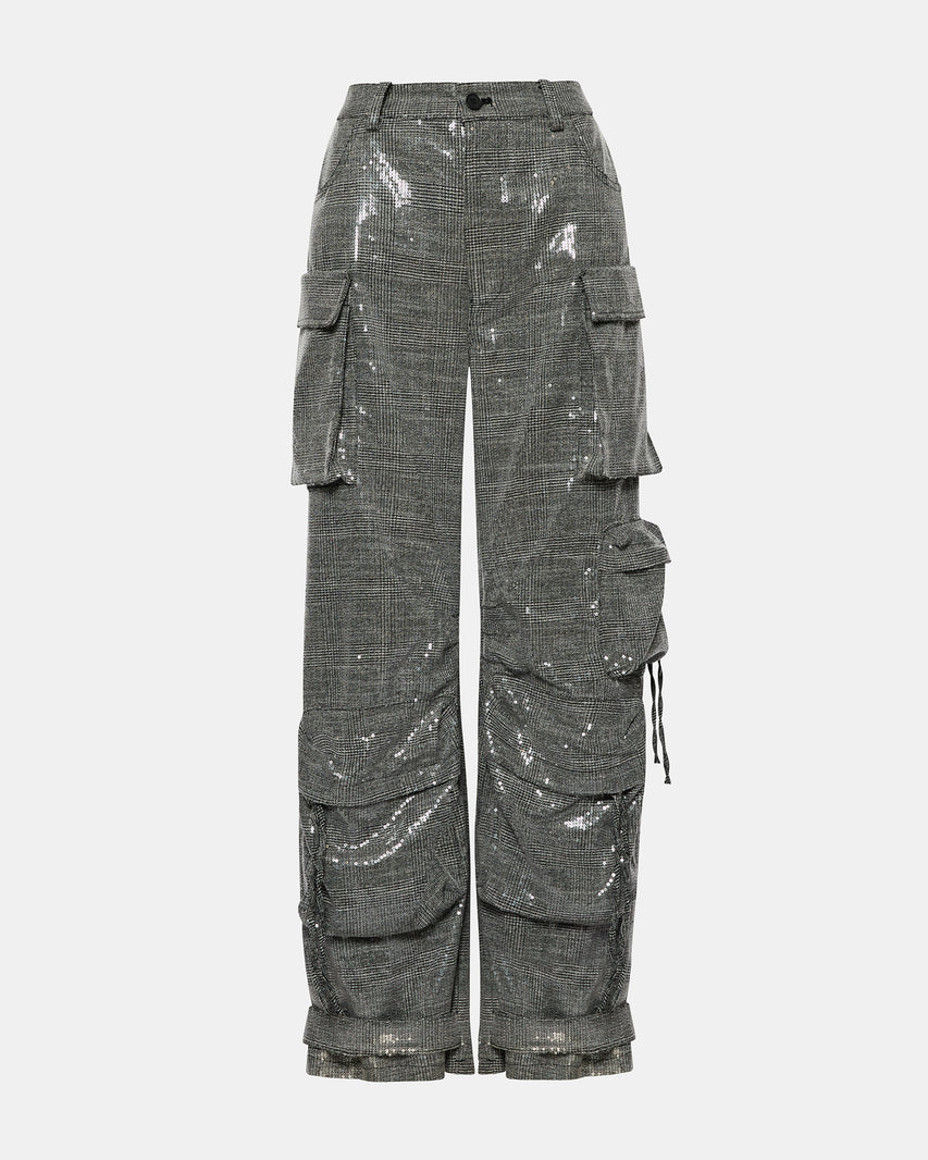 DUO PANT BLACK PLAID - view 6