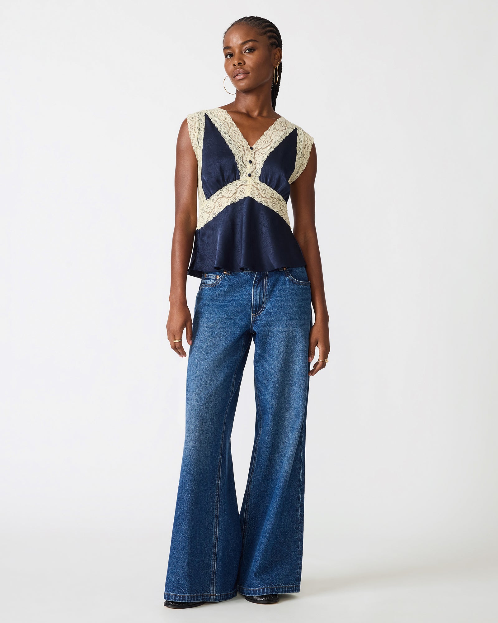 ELINOR TOP MIDNIGHT - view 2