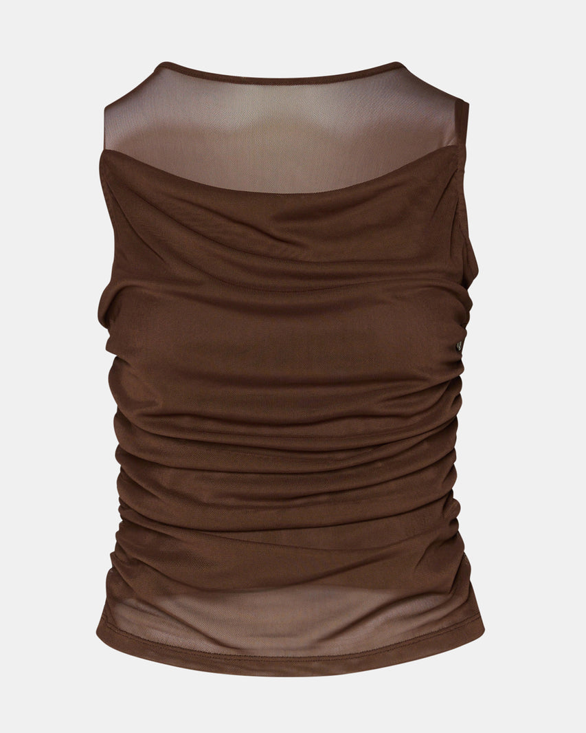 ROMAN KNIT TOP WALNUT - view 9