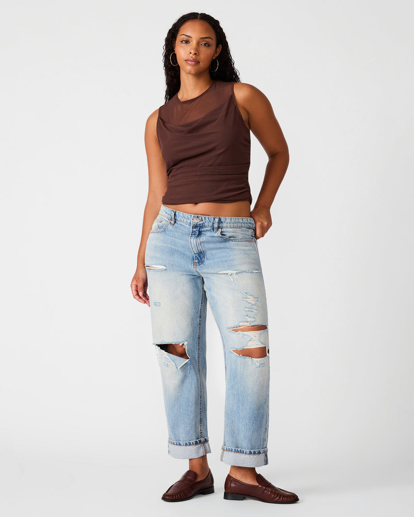 ROMAN KNIT TOP WALNUT - view 6