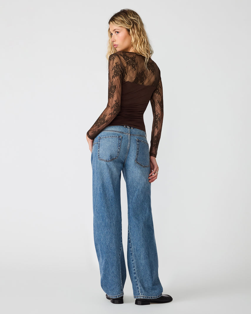 REESE KNIT TOP DARK ESPRESSO - view 4