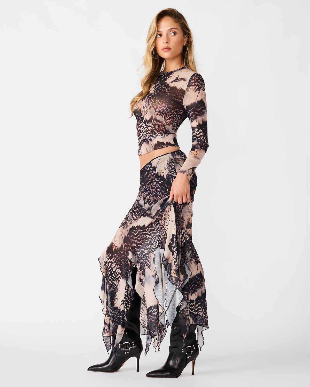 SANDY KNIT TOP MOON SHADOW - view 3