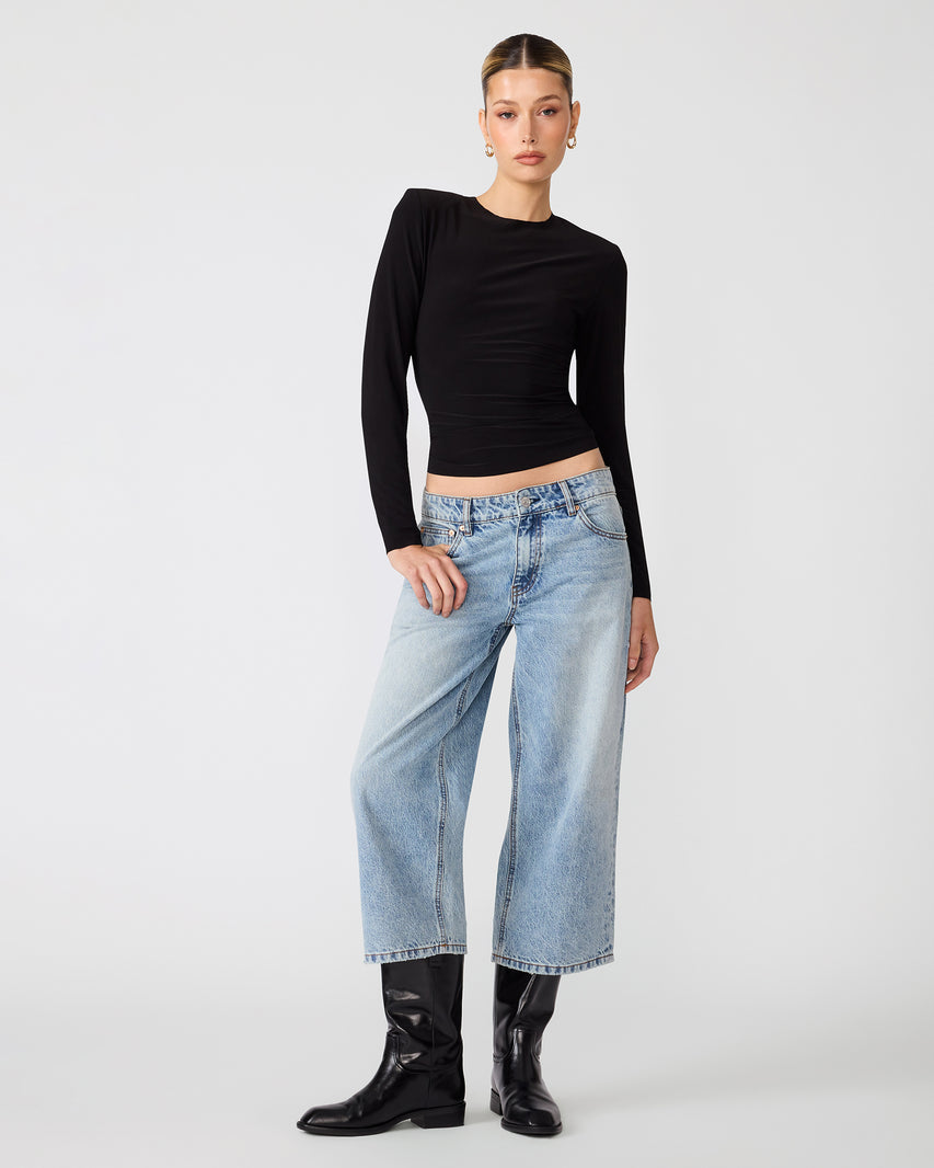 SELINE KNIT TOP BLACK - view 2