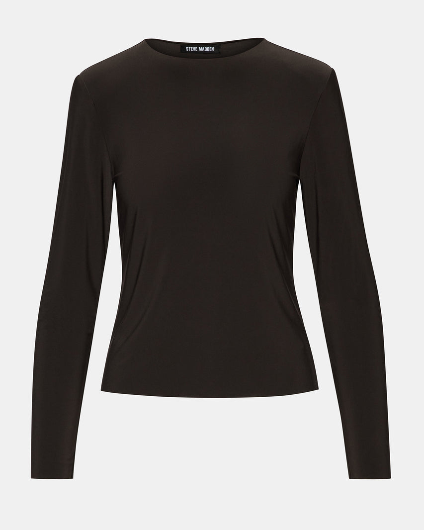 SELINE KNIT TOP DARK ESPRESSO - view 8