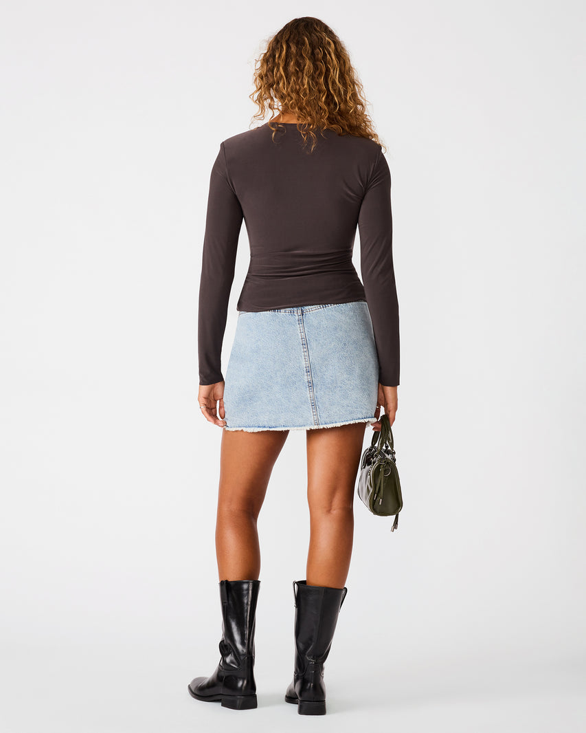 SELINE KNIT TOP DARK ESPRESSO - view 6