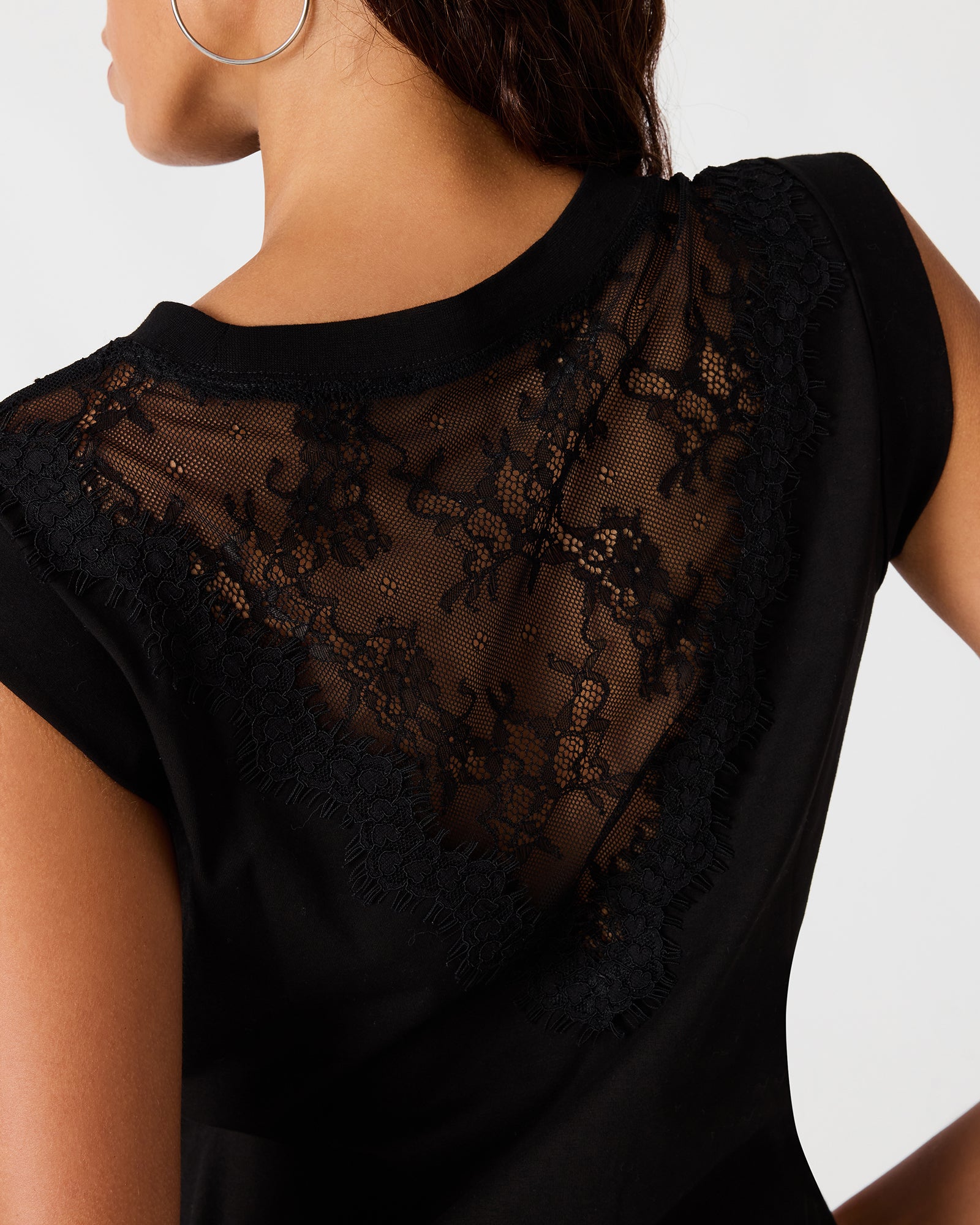 SHANA KNIT TOP BLACK - view 7