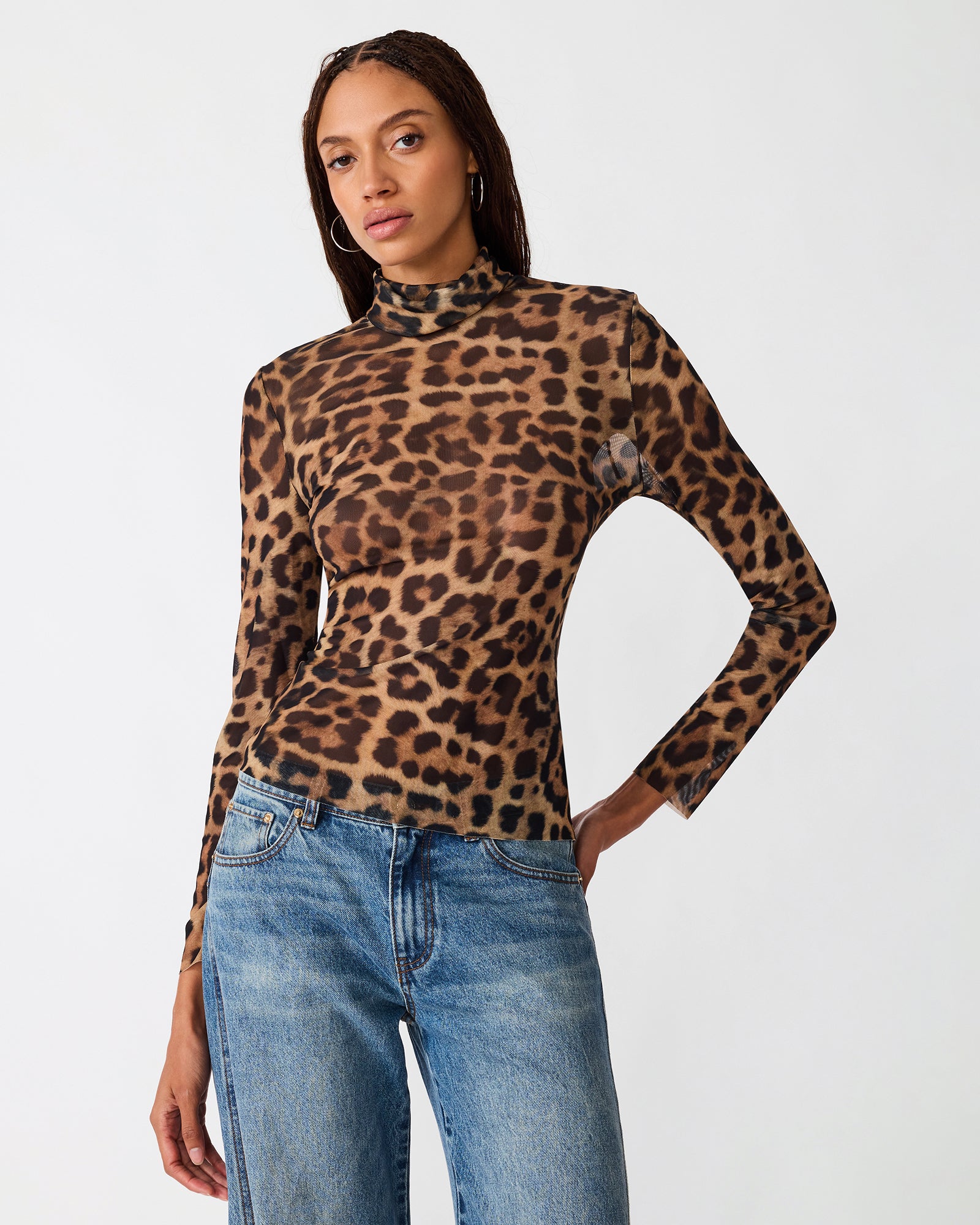 TEAGHAN TOP HOT SPOTS PRINT