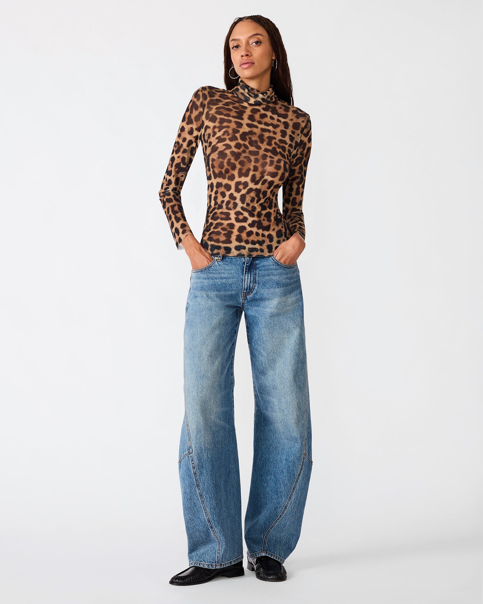 TEAGHAN TOP HOT SPOTS PRINT - view 2
