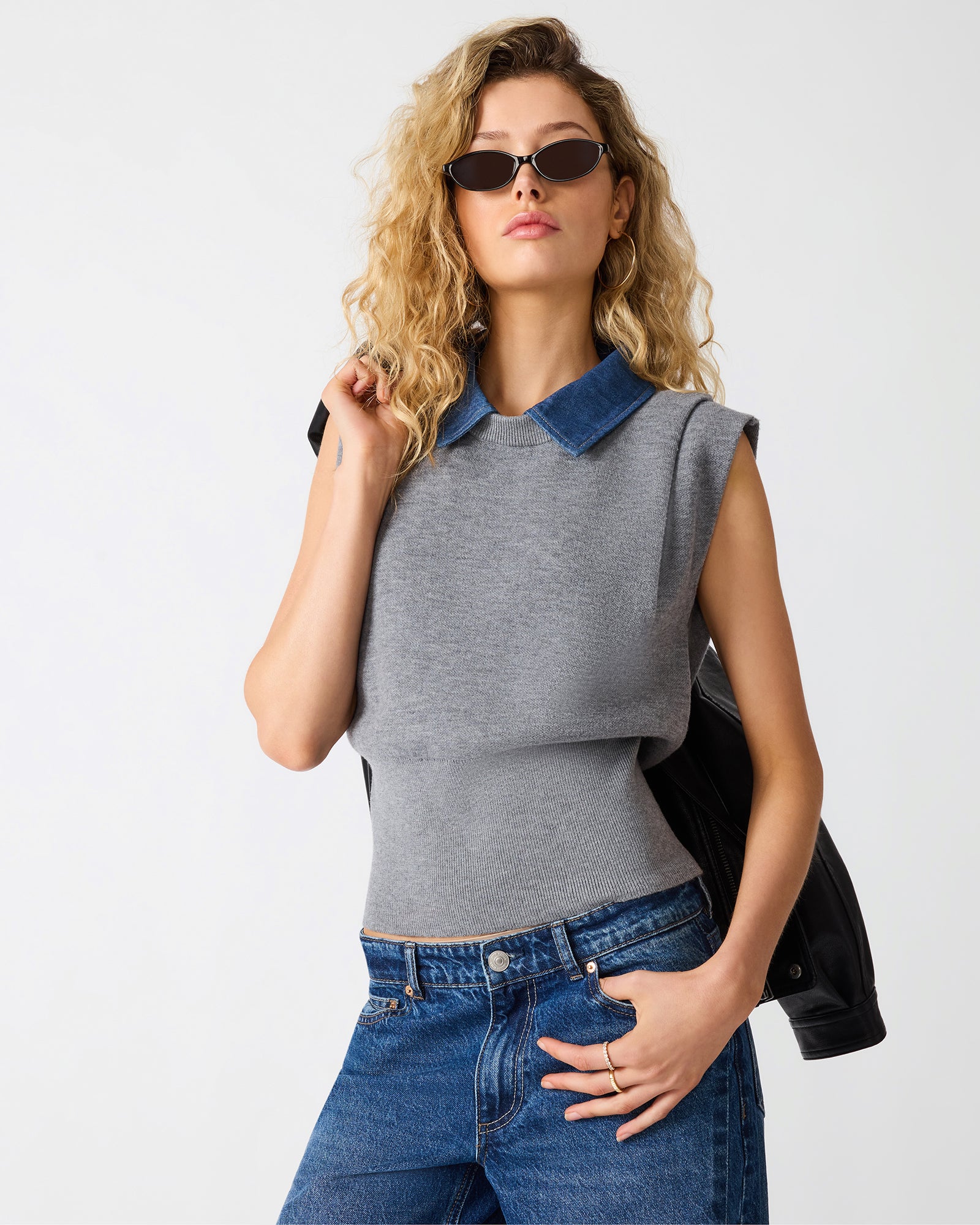 KELSON SWEATER CHARCOAL