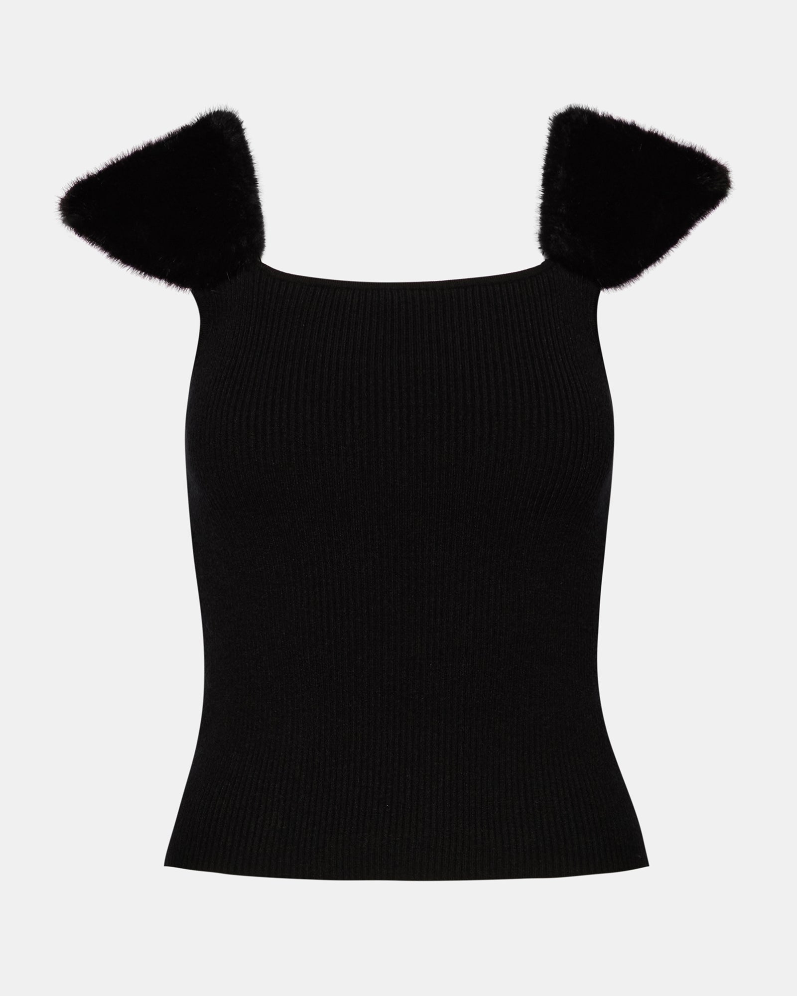 MADELYN SWEATER TOP BLACK - view 7