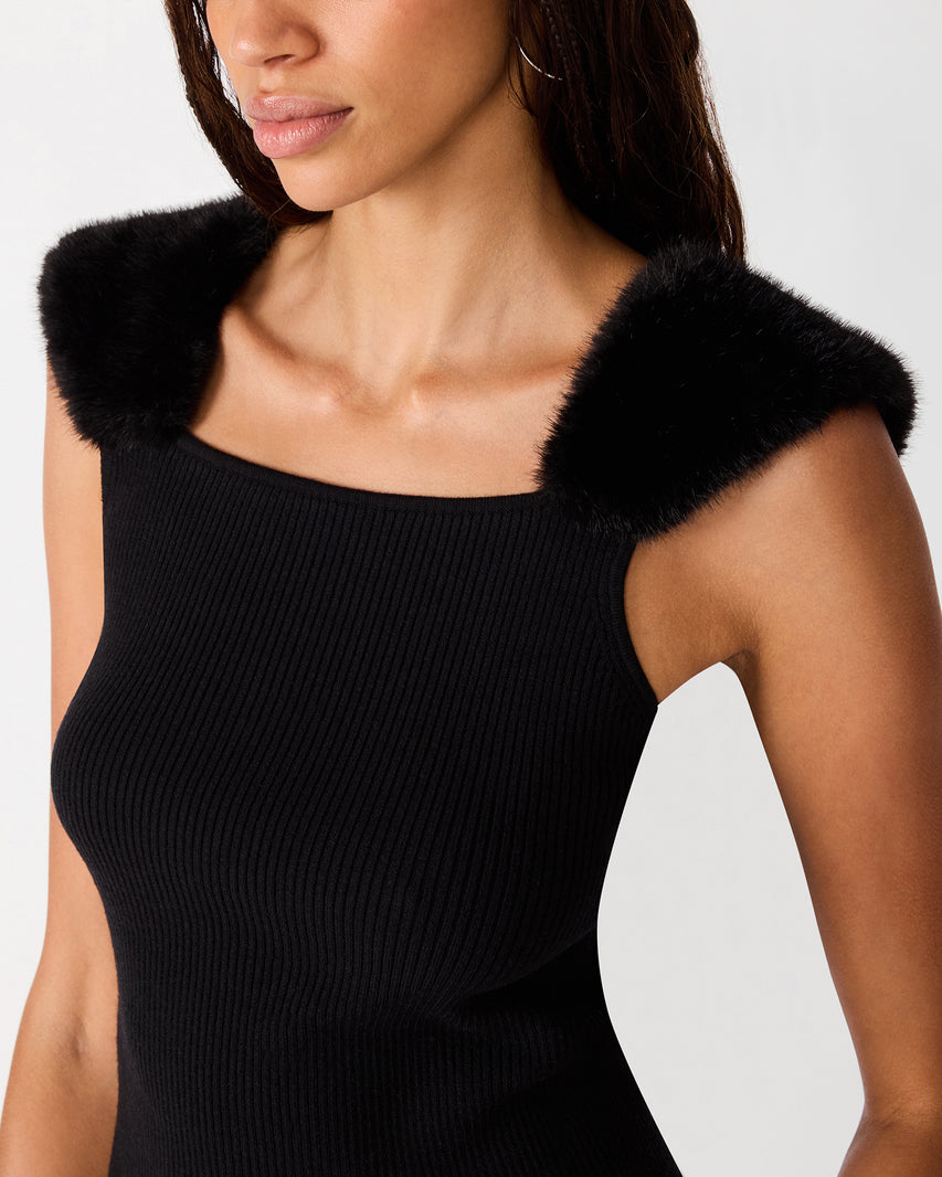 MADELYN SWEATER TOP BLACK - view 5