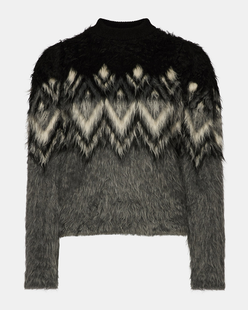 MORA SWEATER BLACK MULTI - view 4