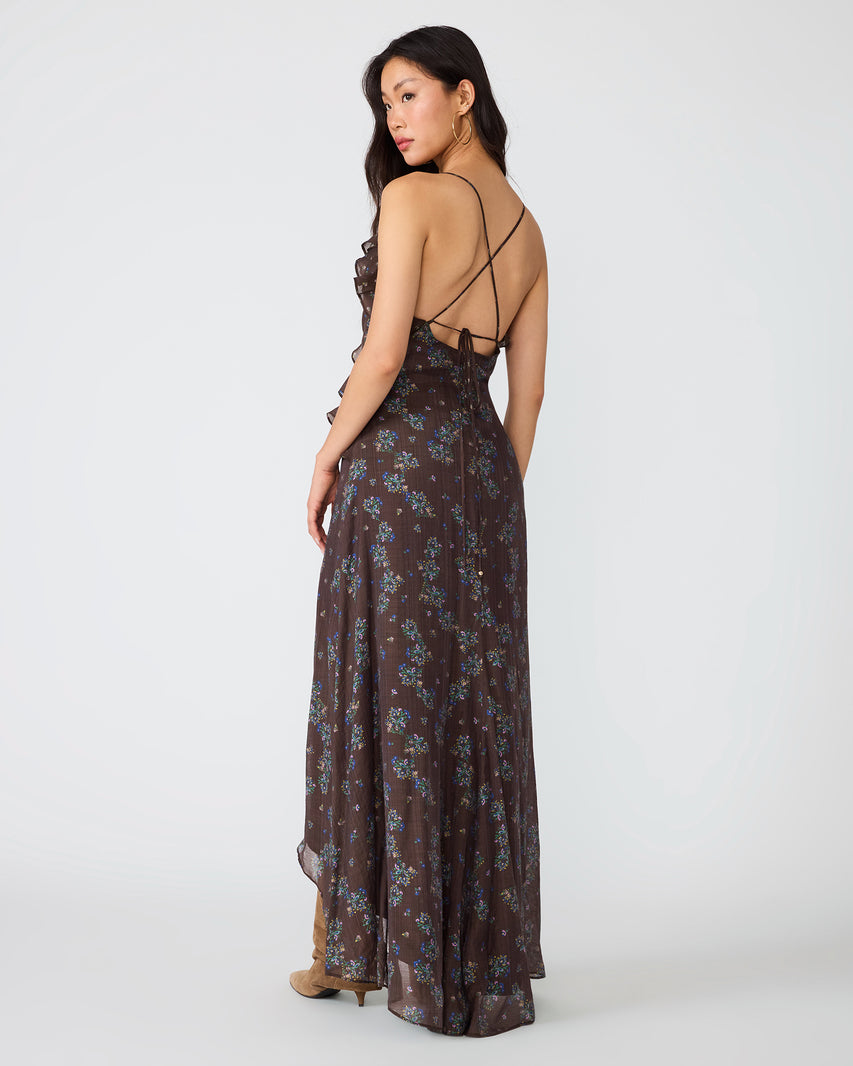 ROSELYN DRESS DARK ESPRESSO - view 3
