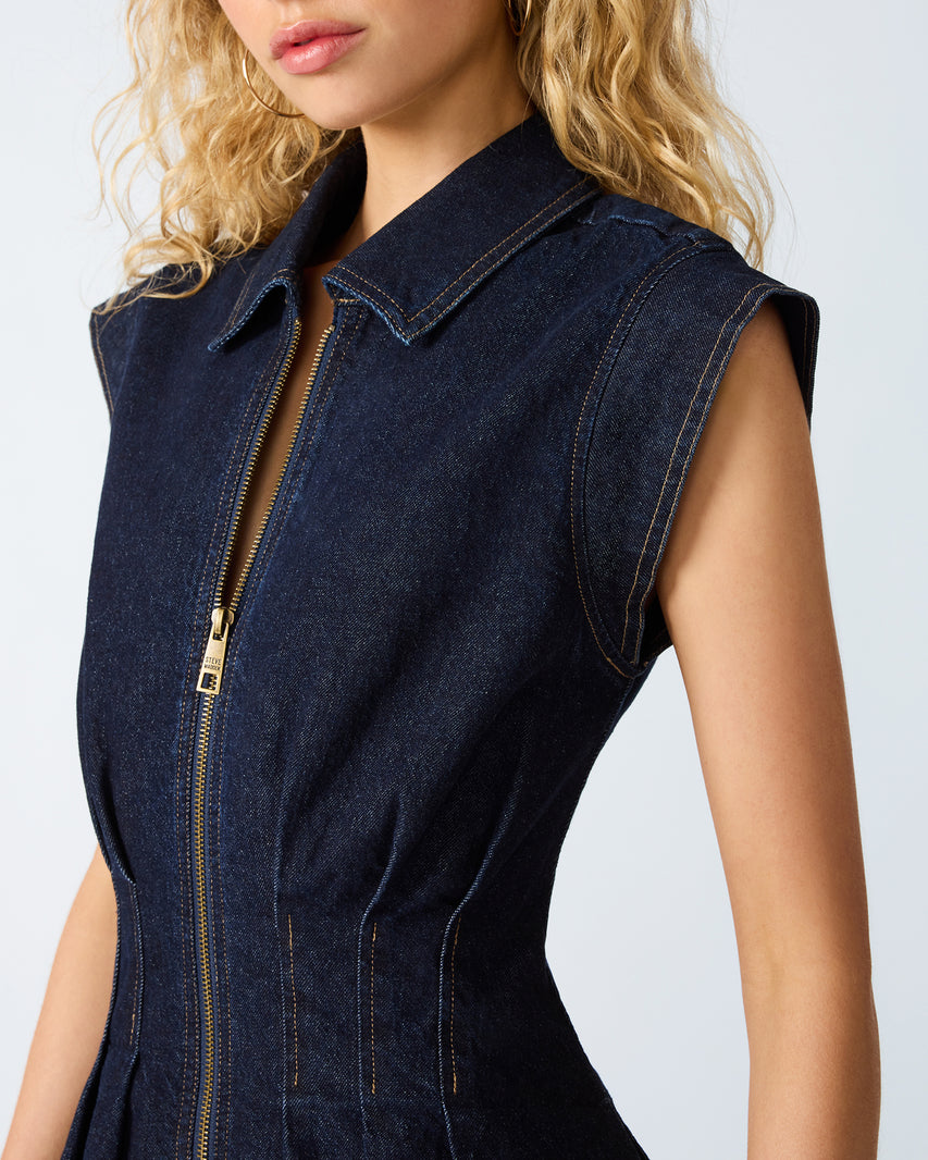 DYANNE DRESS BIJOU BLUE - view 4