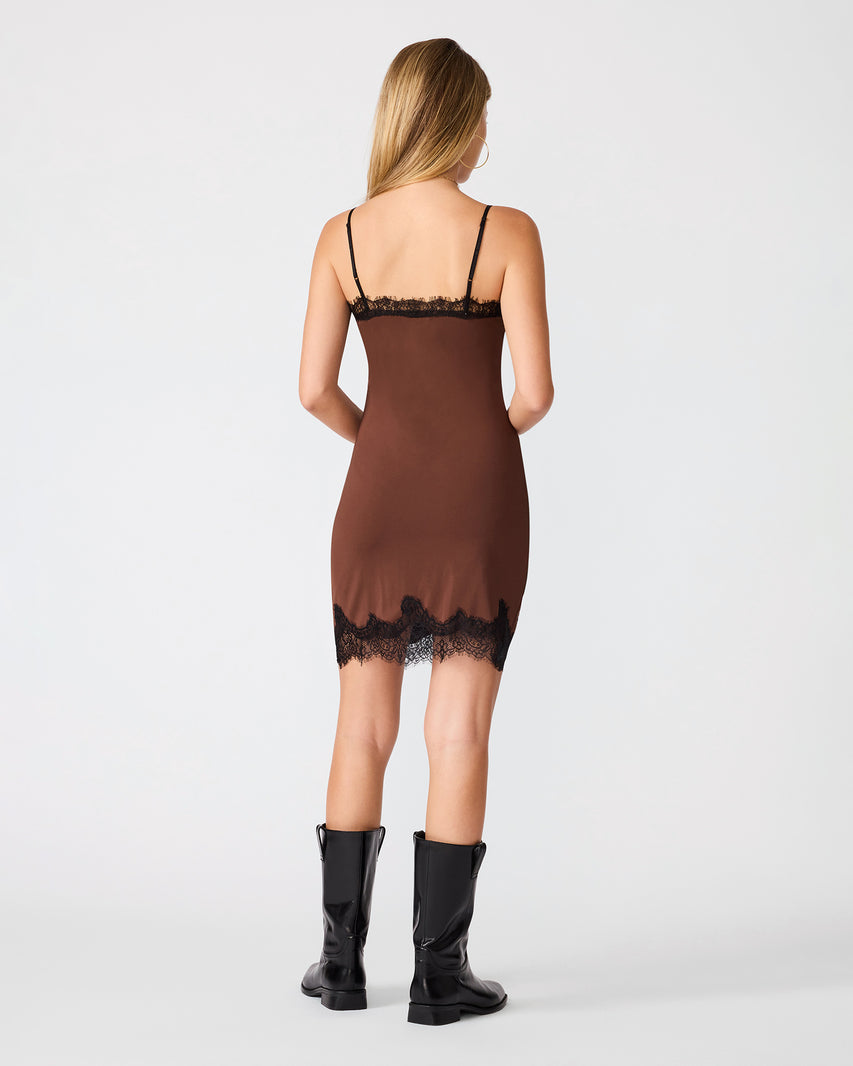 LAURINE DRESS SHAVED CHOCOLATE - view 3