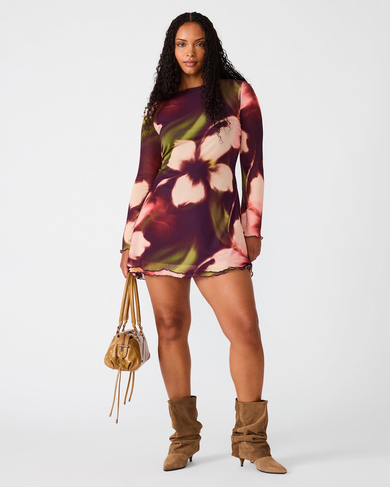 LARISA DRESS BLURRY FLORAL - view 5