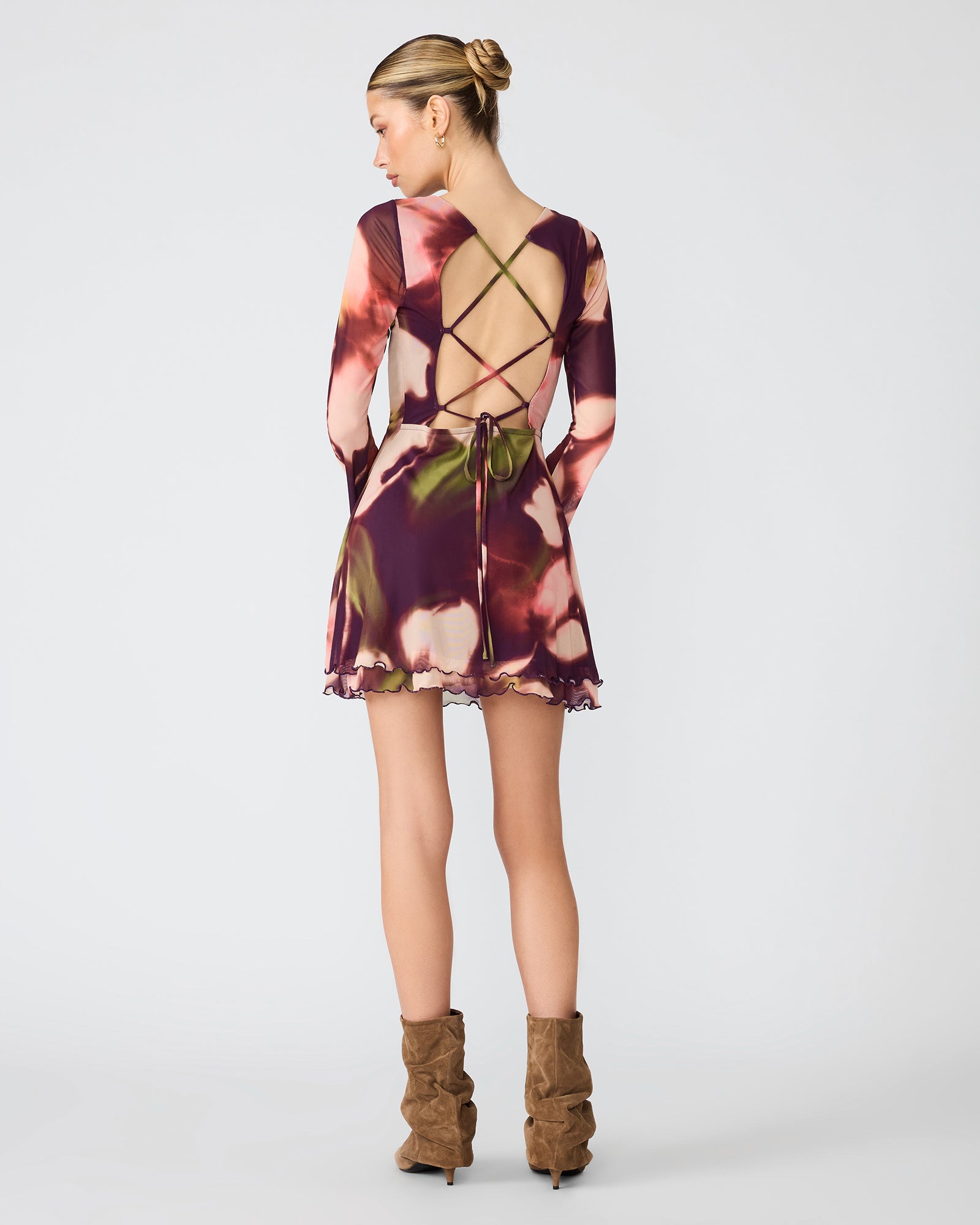 LARISA DRESS BLURRY FLORAL - view 3