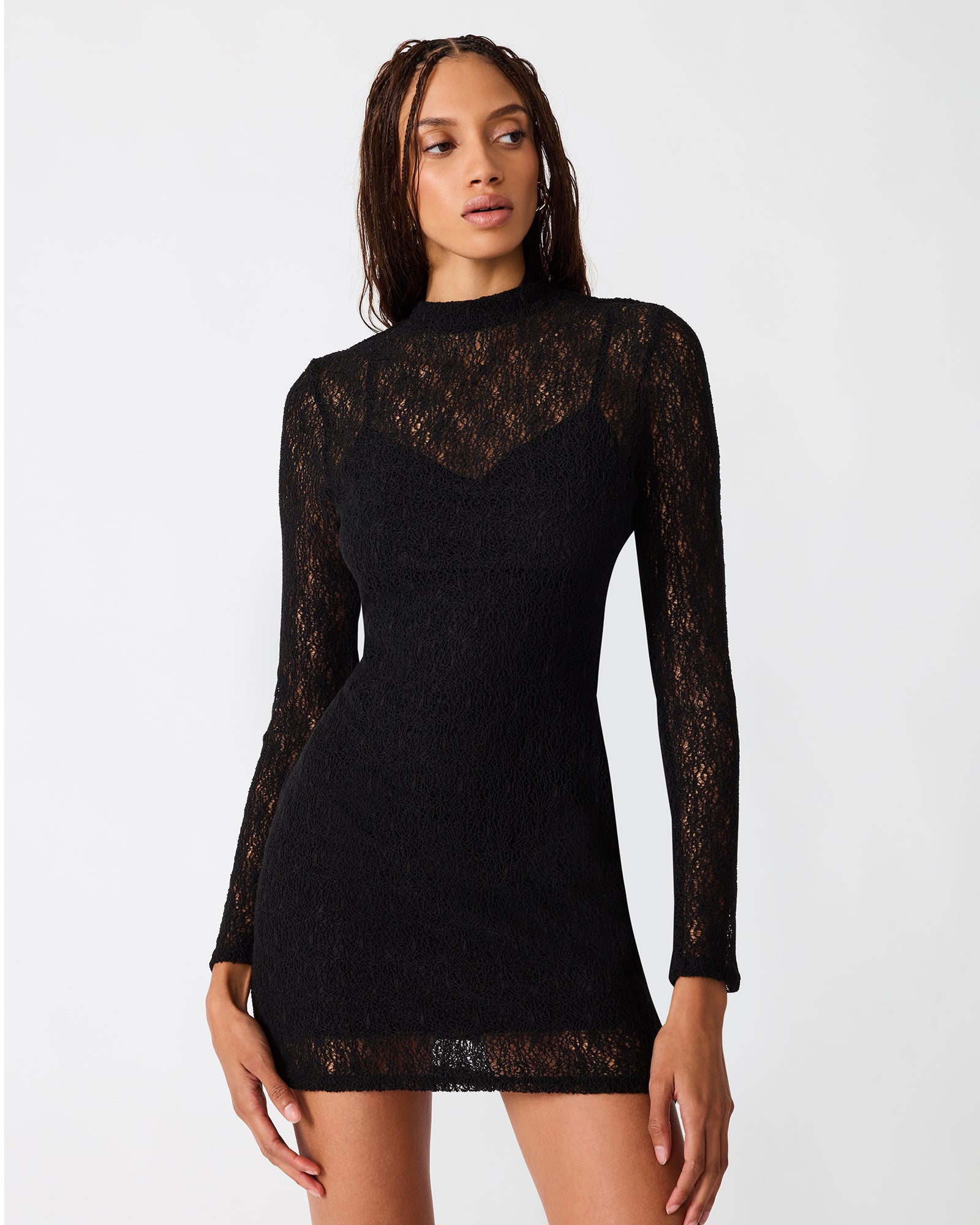 VIVIENNE DRESS BLACK - view 2