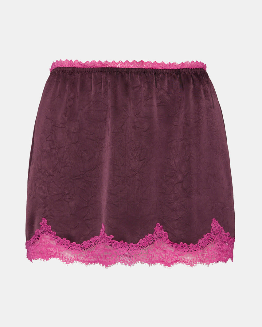 CINDI SKIRT DEEP FIG - view 6