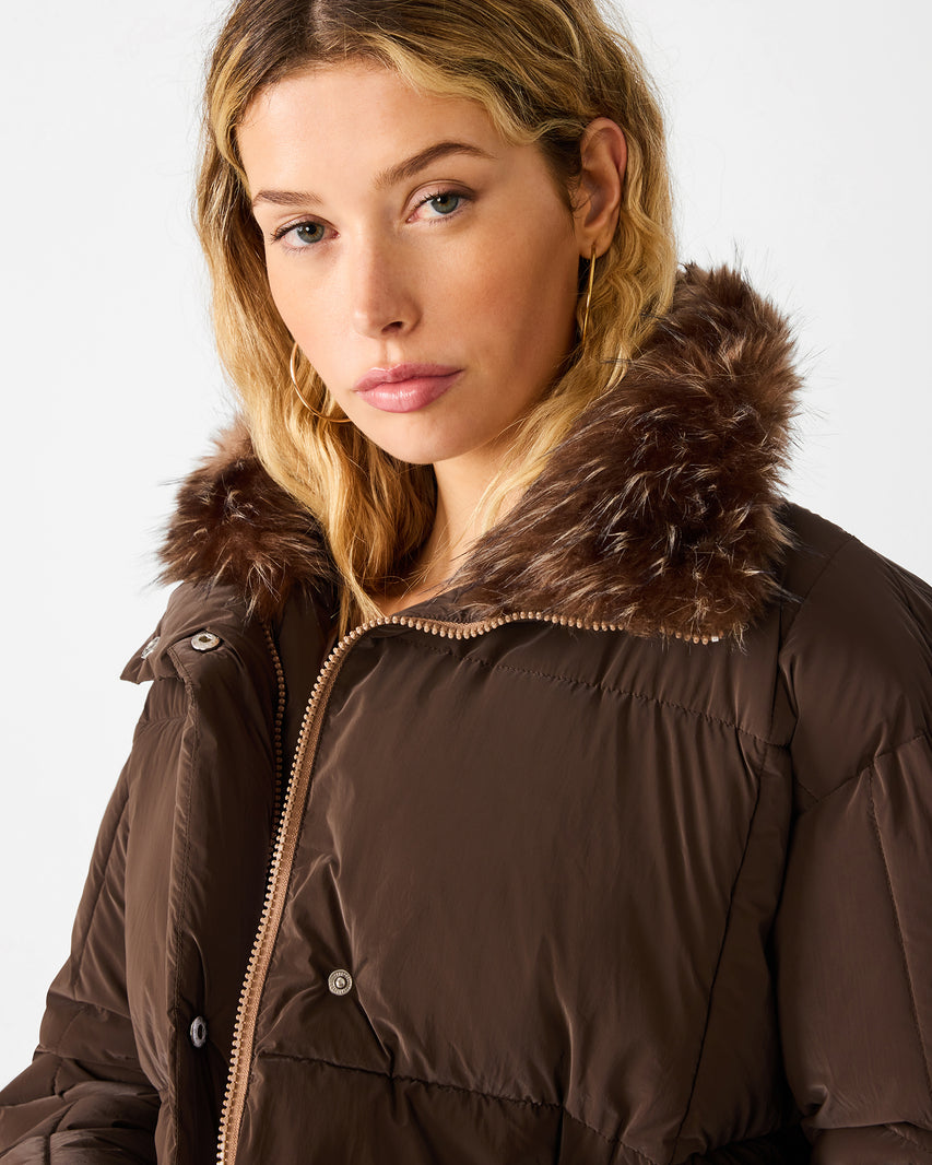BERWIN COAT DARK TOFFEE - view 5