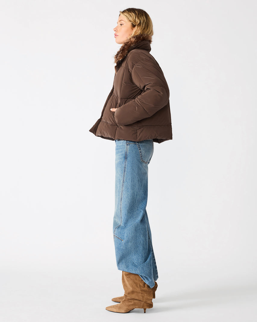 BERWIN COAT DARK TOFFEE - view 3