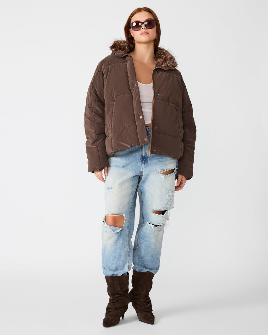BERWIN COAT DARK TOFFEE - view 6