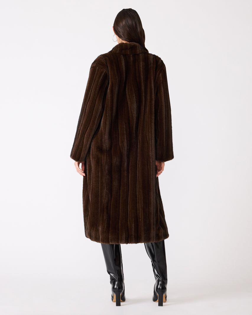 PECLAIR COAT WOLF BROWN - view 3