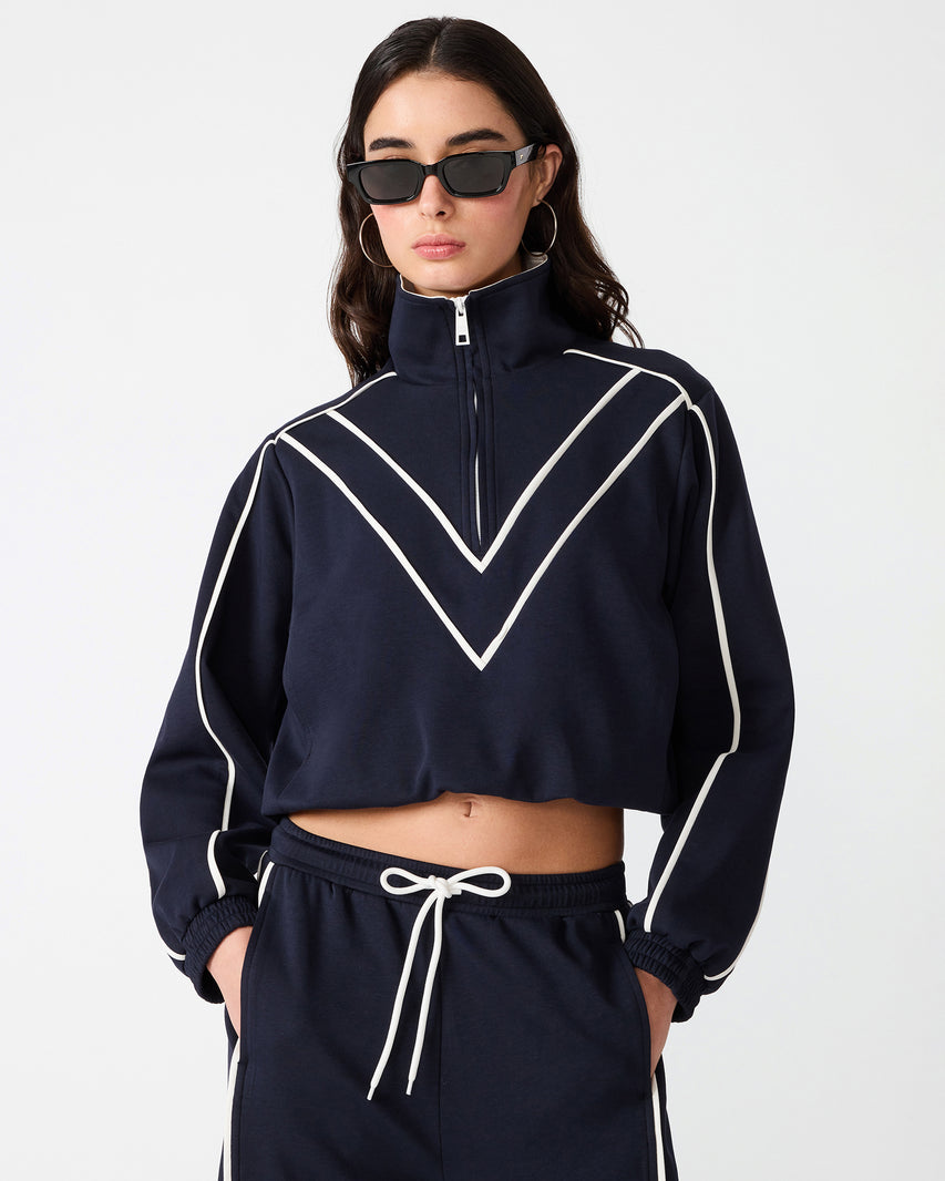 KARLINE KNIT JACKET MIDNIGHT - view 2