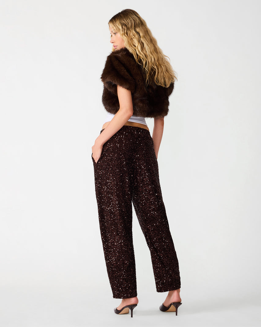 ARLET PANT DARK TOFFEE - view 4
