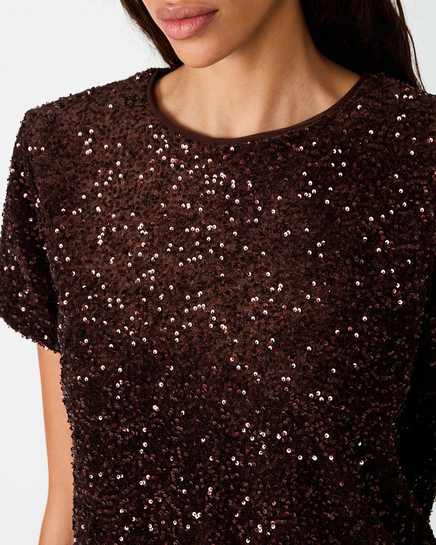CRESSA TOP DARK TOFFEE - view 4