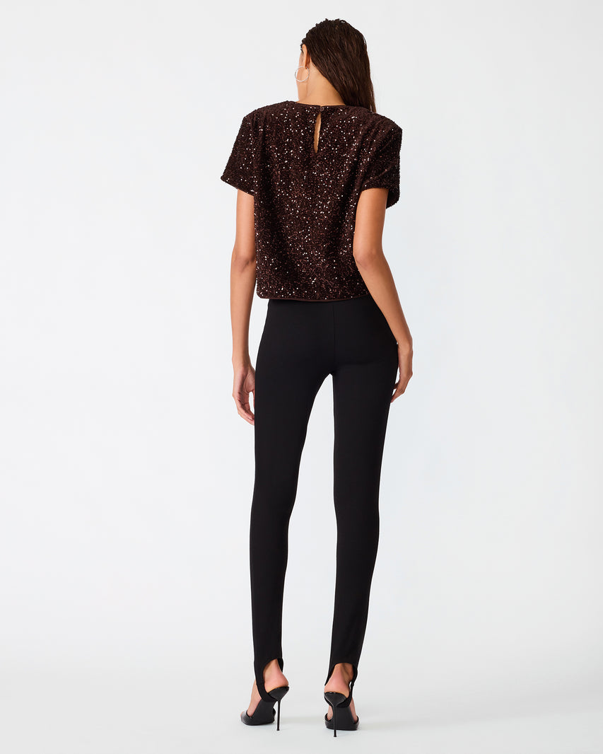 CRESSA TOP DARK TOFFEE - view 3