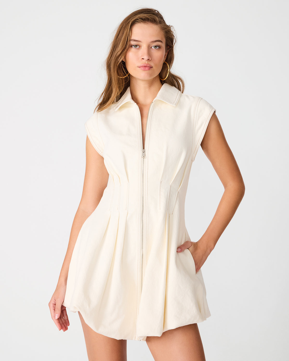 DYANNE DRESS NATURAL - view 4