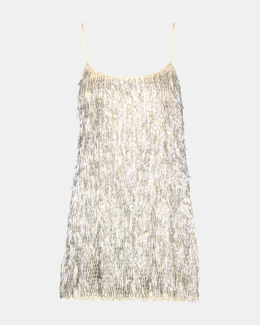 LISSIE DRESS ANTIQUE SILVER - view 6
