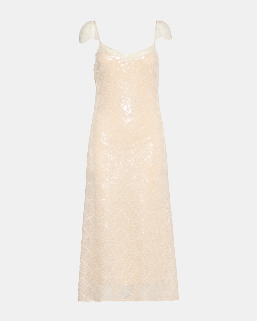 STEFANIA DRESS CHAMPAGNE - view 6