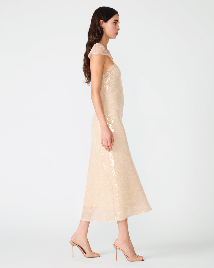 STEFANIA DRESS CHAMPAGNE - view 2