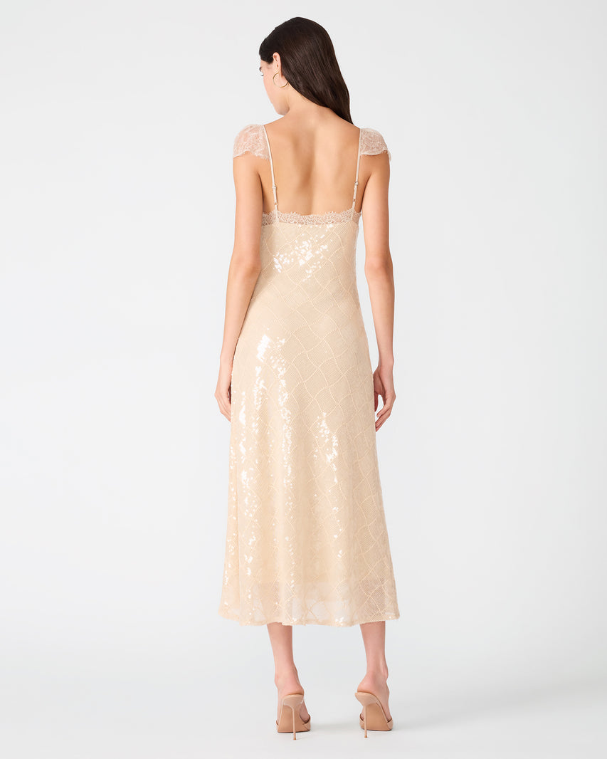 STEFANIA DRESS CHAMPAGNE - view 3