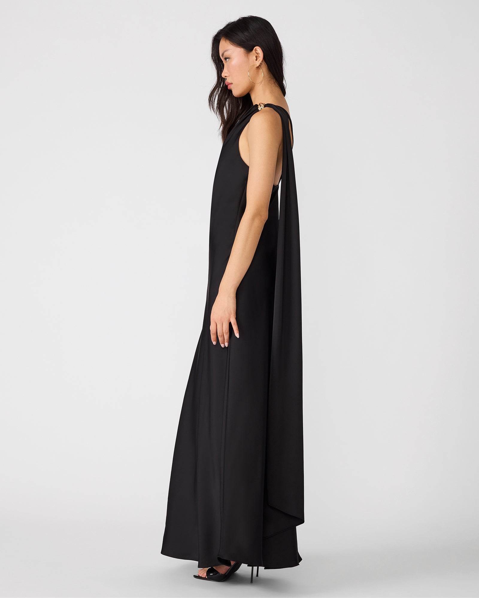 AURORAH DRESS BLACK - view 2